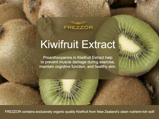  Organic Kiwifruit Extract from New Zealand’s clean and nutrient rich soil